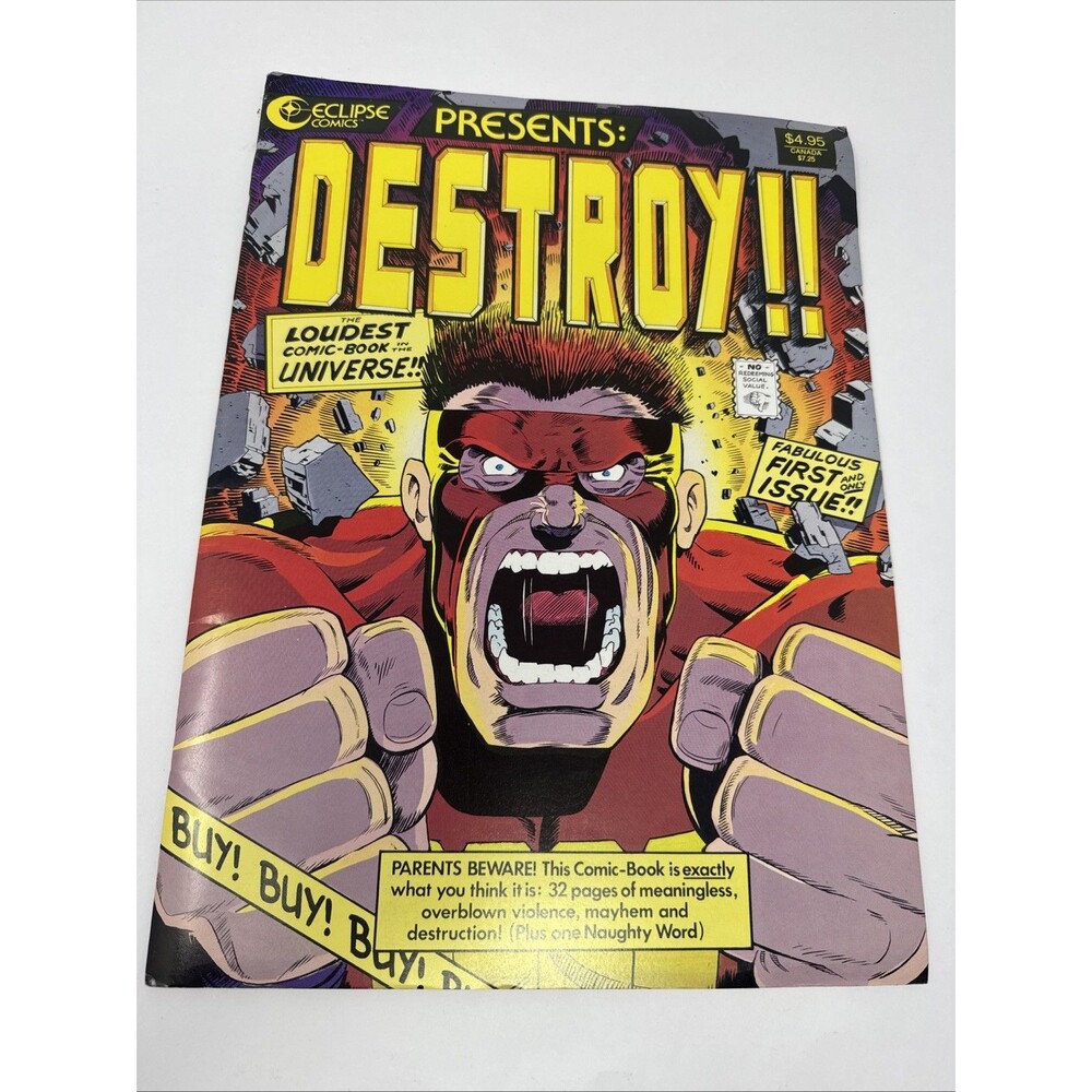 Eclipse Comics Presents DESTROY!! Scott McCloud~Understanding Comics~Dragon Ball